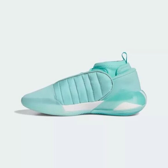 Adidas Harden Vol 7 Mens Basketball Shoes Blue IF5617 NEW Multi Sz - Picture 4 of 9